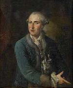 Portrait of governor, baron Carl Sparre Christopher Hieronymus Johansen